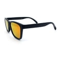 thumbnail image 4 of SA106 Polarized Sport Sunglasses for Men UV400 Lightweight Matte Plastic Black Frame - Red Mirror, 4 of 6