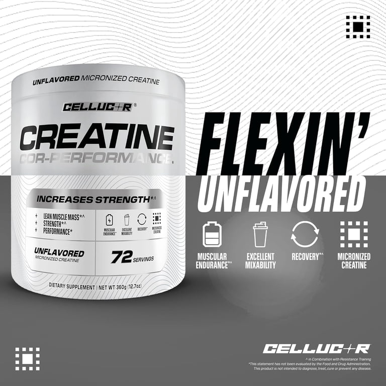 Cellucor, Creatine Powder, 72 Servings, Unflavored, White