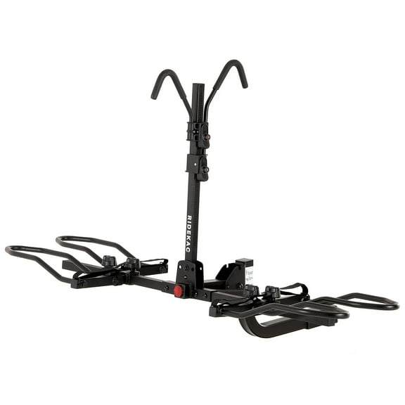 KAC K2 Sport 2" Hitch Mounted Bike Rack with Locking Mechanism, Black