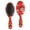 Red Christmas Snowman-1, variant on Red Christmas Snowflake Pattern Hair Brush,Girls Detangling Hair Brush,Glide Through Tangles with Ease for Wet & Dry Hair,8.8"X2.8"