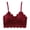 Red, variant on Ladies Women's Lace Floral Top Bralette Bralet Bra Wire Free Underwear Push Up Lingerie