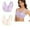 Beige, variant on Cavosen Sports Bras for Women Large Bust Wireless Bras Push Up Lightly Padded Stretch Bralettes Wide Straps Breathable Everyday Underwear