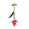 thumbnail image 2 of Agiferg 8CM Metal Fishing Lure Sequins Spinner Spoon Baits Feather Fishhook Tackle 7G, 2 of 9