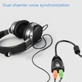 thumbnail image 3 of USB To 3.5mm Mic/Headphone Jack Stereo Headset Audio Adapters 7.1 Sound O1Y9, 3 of 6