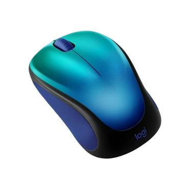 Logitech M317c Limited Edition Optical USB Wireless Mouse, Aurora Blue