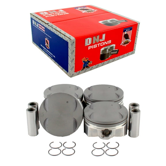 DNJ P340 Std. Complete Piston Set Fits Cars & Trucks 09-11 Chevrolet Pontiac Aveo 1.6L DOHC 16v