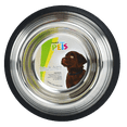 thumbnail image 1 of Plato Estriado Acero Inoxidable 16/ Oz 454g Perro Fancy Pets Fancy Pets FL8192, 1 of 7