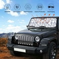 thumbnail image 6 of Disketp Windshield Sun Shade, Car Sun Shade For Front Window World Travel2 Sunshades Sun Visor Protector Blocks Uv Rays Foldable, 6 of 9