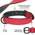 thumbnail image 3 of Beirui Leather Soft Padded Dog Collar Adjustable for Small Medium Large Dogs Bulldog, 3 of 8