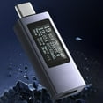 thumbnail image 5 of USB C Tester Power Meter 4-30V 0-12A Digital Multimeter Voltage Current Tester, 5 of 10