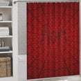 thumbnail image 2 of Red Spider Web Black Cartoon Shower Curtain Bathroom Curtains Waterproof Fabric Home Partition Screen Living Room, 2 of 6