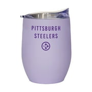 Pittsburgh Steelers 16oz. Lavender Soft Touch Curved Tumbler