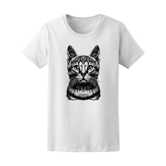 Cat Spotted Sketch Drawing Tee Men's -Image by Shutterstock