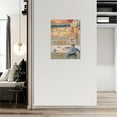 thumbnail image 3 of Christian Jesus Walking Wall Art Beach Coastal Sea Turtle Jesus Footprint Pictures Wall Decor Religious Spiritual Canvas Prints Painting Framed Artwork for Bedroom Bathroom Living Room 12"x16", 3 of 6