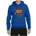 thumbnail image 3 of Colorful Neon Be Brave Dreamcatcher | Dean Russo Art Pop Culture Unisex Hoodie Sweatshirt, Royal, XX-Large, 3 of 6