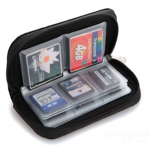 Homesteed SD Card Holder Case Micro SD Card Holder Memory Card Storage Wallet for Camera Accessories 22 Slots SD Micro SD Card Storage Box