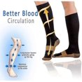 thumbnail image 5 of 6 Pairs Of Compression Stockings For Men And Women Relieve Muscle Tension, 5 of 5
