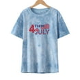 thumbnail image 3 of IROINNID 4th of July Tops for Women Round Neck T-Shirt 4th Of July Blouse Loose Tops Short Sleeve Tops, 3 of 8