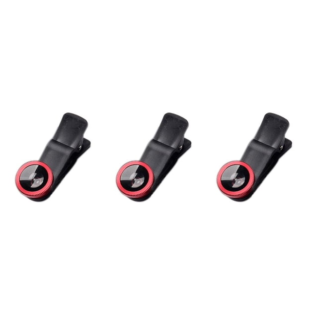 Lente de la cámara del teléfono móvil Tipo de clip Gran angular 180 grados Inteprter Accesorios para Selfie