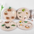 thumbnail image 3 of Dsscvnef Montessori Life Growth Cycle Board the Circular Deduction Teaching Aid Board Is Made Of Wood Early Educational for Farm Books for Preschoolers Climbing Board for Kids Kids Makeup Table with P, 3 of 3