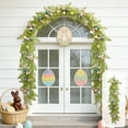 thumbnail image 3 of Easter Decorations Easter Egg Vine - Post-2026 & Pre-Easter Spring Decor Essential, Floral Branch Wreath with Colorful Eggs, Indoor & Outdoor Patio/Porch Accent, Easter Home Decor, A, 45.28in, 3 of 7