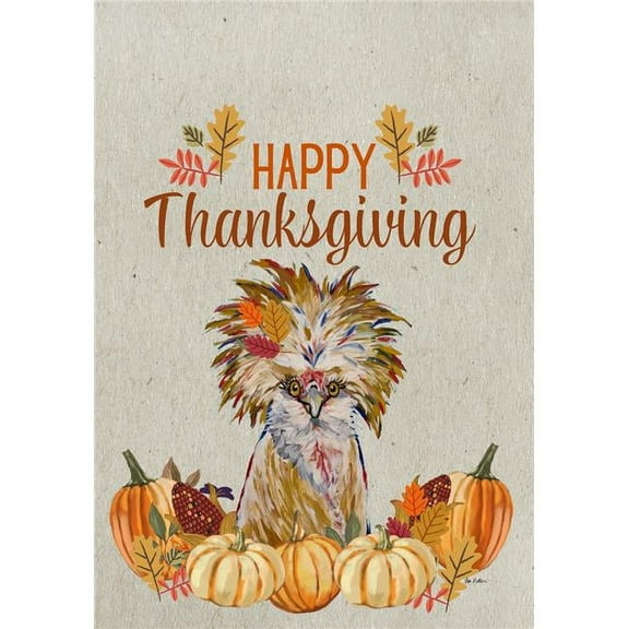 Chicken - HHS Best of Breed Thanksgiving Garden Flag