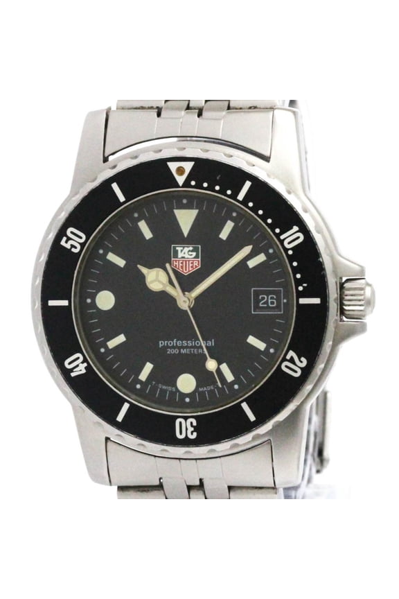 Pre-Owned TAG HEUER Professional 200 Stainless Steel Quartz Mens Watch 929.206G (Good)