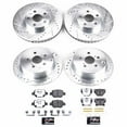 thumbnail image 3 of PowerStop Front and Rear Z26 Street Warrior Carbon-Fiber Ceramic Brake Pad and Drilled and Slotted Rotor Kit Fits: TOYOTA Select Models K2314-26, 3 of 9