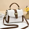 thumbnail image 6 of GASTROPOD Women‘S Leather Satchel Purse Handbag White, 6 of 7