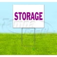 thumbnail image 1 of Storage (18" x 24") Yard Sign, Includes Metal Step Stake, 1 of 6