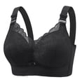 thumbnail image 1 of HUITKMM Bra Ladies' Lace Strapless Bra Comfortable Breathable Soft Sponge Cup Closure Side Adjustable Bra, 1 of 4