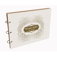 thumbnail image 7 of Darling Souvenir Personalized Engraved Laser Cut Wedding Guest Book Wooden Cover Sign-in Book Registry Guestbook Scrapbook-25, 7 of 7