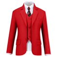 thumbnail image 3 of Traje formal para niño Visaccy rojo talla 8, esmoquin, 3 of 6