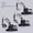 G, variant on 1:70 5 Styles Mini Black Alloy Engineering Diecast Construction Vehicle Excavator Driller Bulldozer Toys for Children Boys Gift