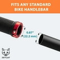 thumbnail image 2 of Bike Grips, Bike Handlebar Grips, Mountain Bike Grips Handlebar, MTB Grips, Bicycle Grips BMX Grips, Bicycle Handlebar Grips Handles for Adults. Ebike, MTB, Scooter, Lock on, 2 of 9