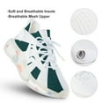 thumbnail image 3 of Aesthetic Grey Green And White Sunburst Walking Shoes for Men Woman Lightweight Tennis Fashion Elastic Sports Shoes Cushion Basketball Shoes, 3 of 7