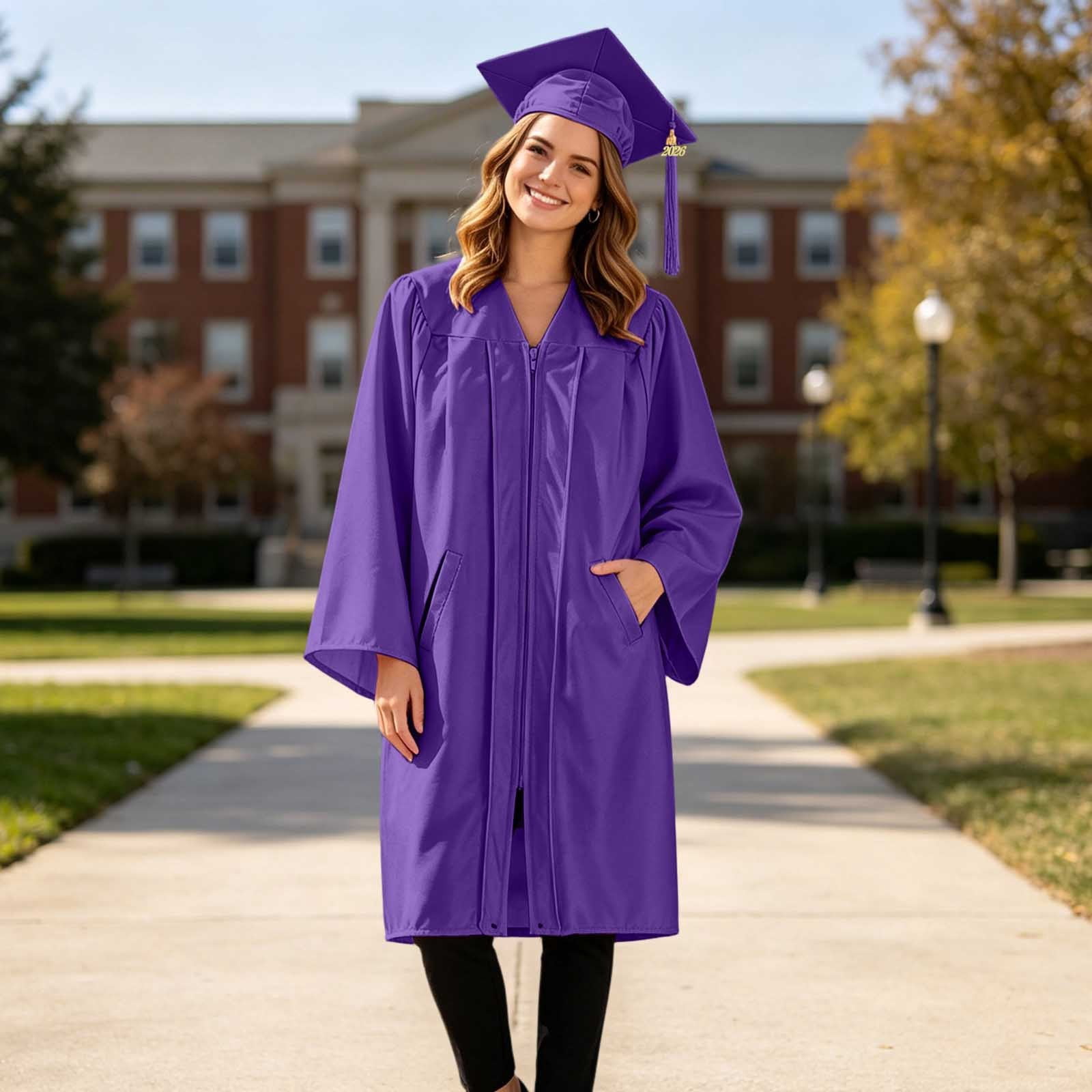 graduation dresses doctorate Premium PhD Regalia Set, Large (5'10"-6'0") / Small/Medium (6 5/8 to 7 1/8) / Gold & Light Blue