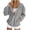 Gray, variant on Women's Hooded Zip Up Sweatshirt Corduroy Jacket Lightweight Casual Long Sleeve with Pockets for Spring Fall Winter