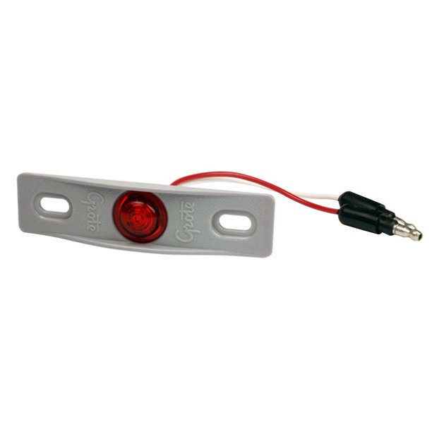 Grote 49412 Red MicroNova Dot LED Clearance Marker Light (Adaptor Bracket)