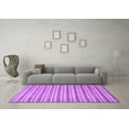 thumbnail image 3 of Ahgly Company Indoor Rectangle Abstract Purple Contemporary Area Rugs, 2' x 4', 3 of 4