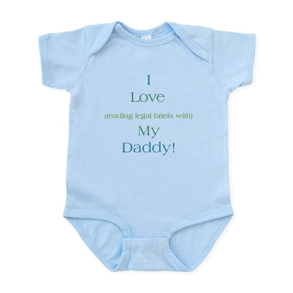 CafePress - Daddy's Legal Briefs Infant Bodysuit - Baby Light Bodysuit, Size Newborn - 24 Months