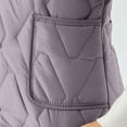 thumbnail image 7 of Women Puffer Jacket Casual Crewneck half Sleeve Puffer Coat Snap Button Down Coats with Pockets Lightweight Warm Quilted Jackets 2025 Winter Trendy Clothes, 7 of 7