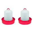 thumbnail image 1 of Little Giant Red Deep Base Poultry 2 GA. Waterer for Chickens & Birds (2 Pack), 1 of 2