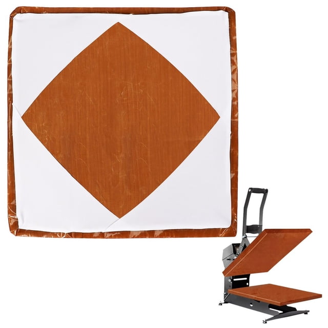 Housse de Protection pour Plaque de Presse à Chaud, 15 x 15 Pouces, Résistante à la Chaleur, Feuille Réutilisable pour Plaque, Tapis Protecteur pour Machine de Presse à Chaud par Sublimation