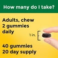 thumbnail image 4 of Nature Made High Absorption Magnesium Glycinate Gummies 100 mg per Serving, Muscle, Nerve, Bone and Heart Support, 40 Gummy Magnesium Supplement, 20 Day Supply, 4 of 5