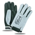 thumbnail image 3 of Baseball Batting Gloves Full Finger Light Weight Arm/Wrist Guard Protector Baseball Gloves Unisex Design White-L, 3 of 5