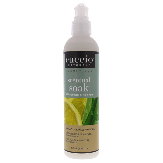 Scentual Soak - White Limetta and Aloe Vera Cuccio Scentual Soak - White Limetta and Aloe Vera Cleanser Dama 8 oz