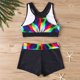 thumbnail image 4 of Traje de baño para mujer Traje de baño dividido con estampado grande para mujer Falda de bikini Traje de baño dividido Trajes de baño para mujer, 4 of 6