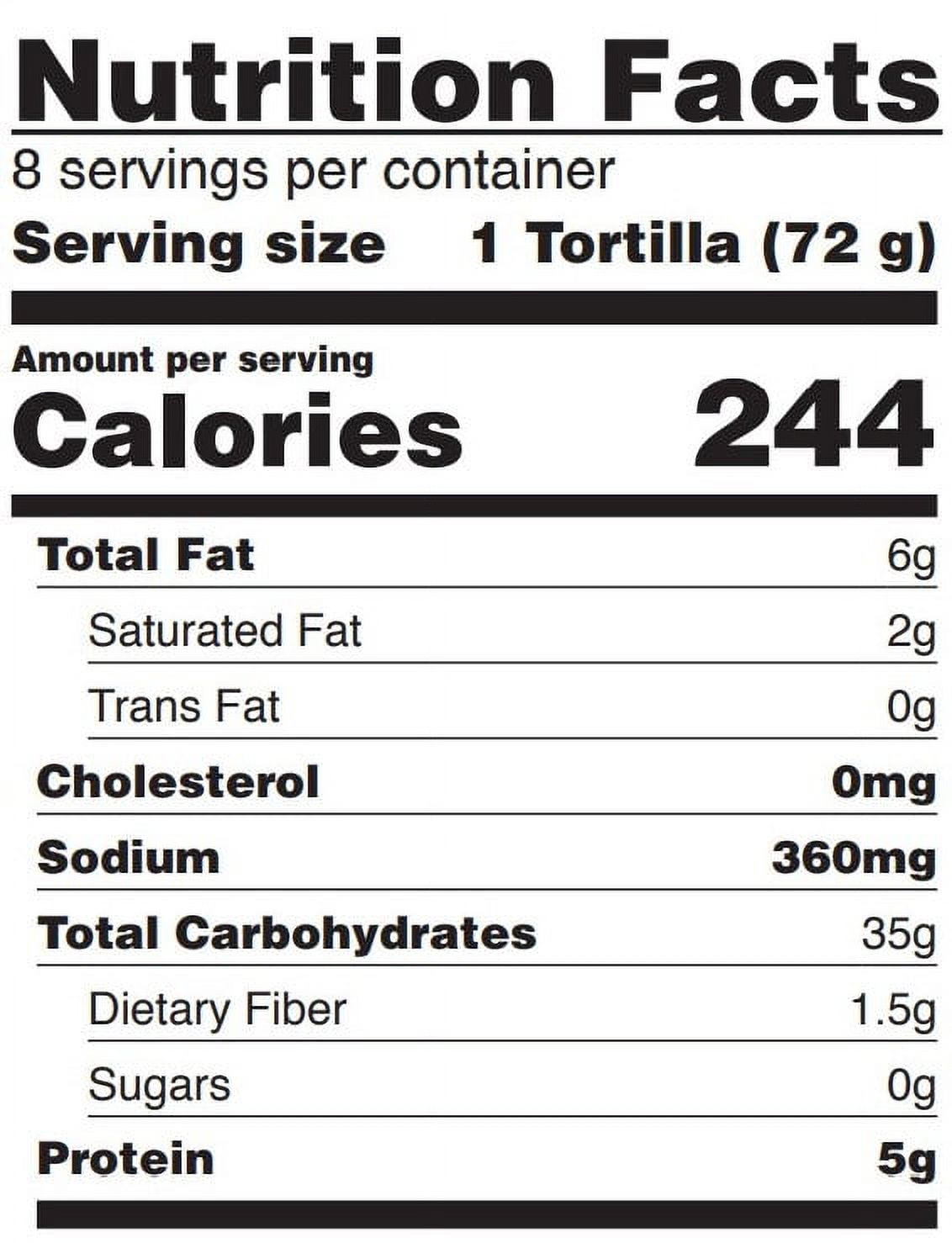 Rodriguez Burrito Flour Tortillas
