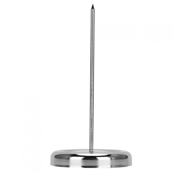 1 pieza Porta notas de papel de acero inoxidable con Punta de factura de varilla recta para Restaurante Hotel Cafe Almacenamiento de facturas y pedidos Ecomeon no